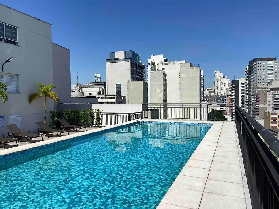Lk1005 Espacoso Apartamento Com Vista Da Vibrante Rua Augusta San Paolo Appartamento