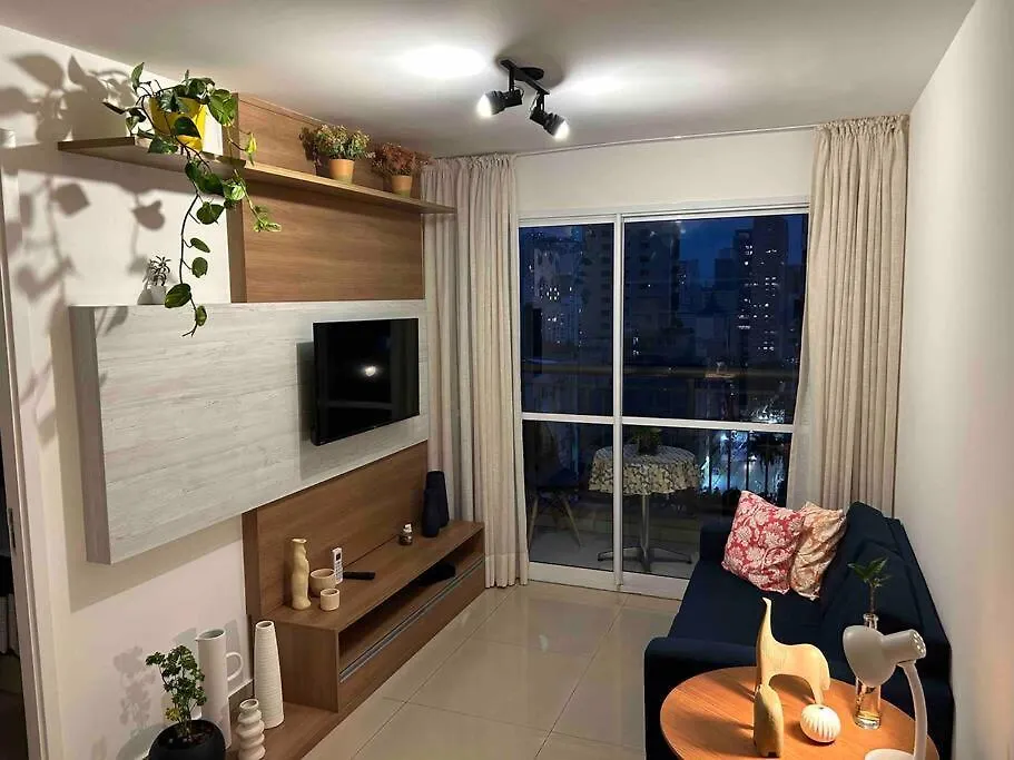 Appartement Lk1005 Espacoso Apartamento Com Vista Da Vibrante Rua Augusta São Paulo