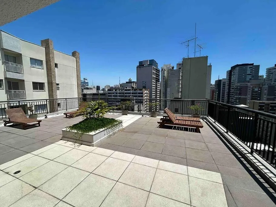 Lk1005 Espacoso Apartamento Com Vista Da Vibrante Rua Augusta São Paulo 0*,